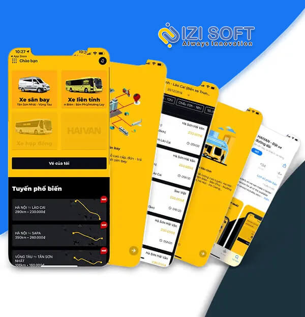 THIẾT KẾ APP HAIVAN – ĐẶT XE ĐƯỜNG DÀI